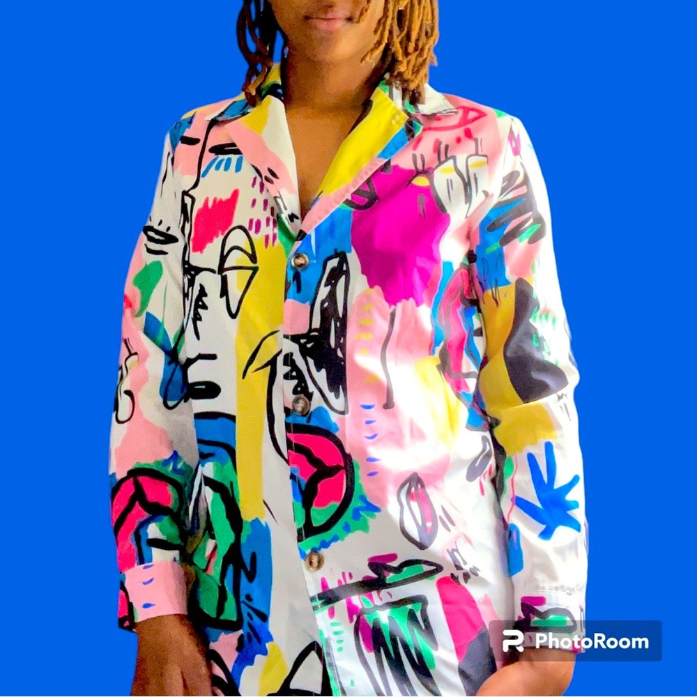 Multi-colored blouse